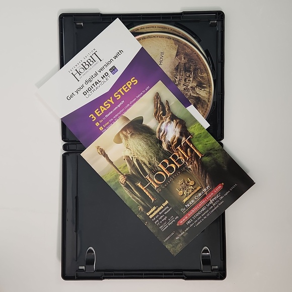 EXTENDED EDITION THE HOBBIT: AN UNEXPECTED JOURNEY 3 Blu Ray set MINT CONDITION - Picture 15 of 15